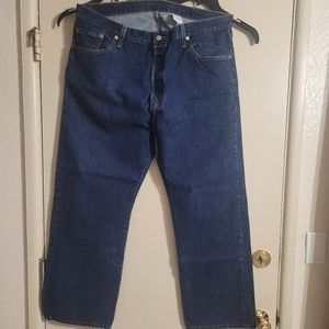 Levi's Straight Leg ButtonFly Jeans Size 42x30